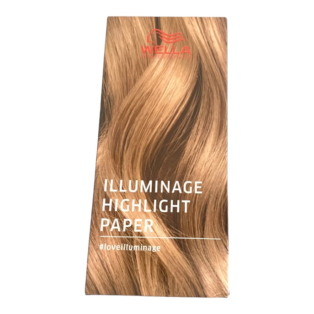 Wella Illuminate Highlight Paper 100 Pre-cut Sheets   (10”x5”) Brand New Box